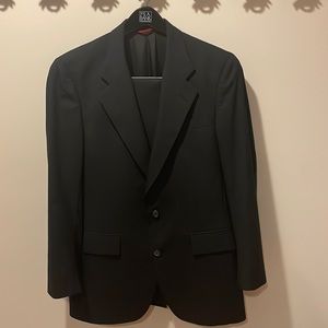 Jos. A. Bank Black Wool Suit